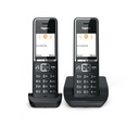 GIGASET WIRELESS PHONE COMFORT 550 DUO BLACK CHROME (L36852-H3001-D204)