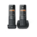 GIGASET WIRELESS PHONE COMFORT 550 DUO BLACK CHROME (L36852-H3001-D204)