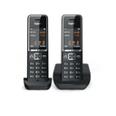 GIGASET WIRELESS PHONE COMFORT 550 DUO BLACK CHROME (L36852-H3001-D204)