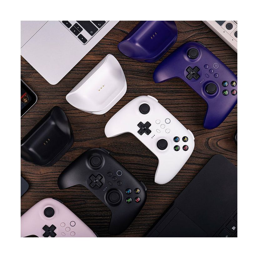 Gamepad 8BitDo Ultimate 3 Bluetooth/2.4G/Cable con adaptador + base de carga Negro - Mando Para Xbox/Smartphone/PC