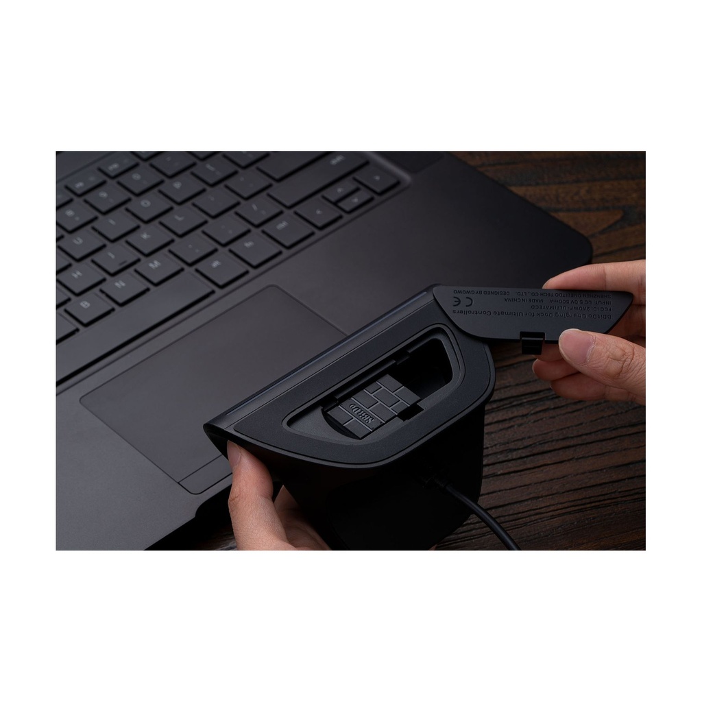 Gamepad 8BitDo Ultimate Bluetooth/2.4G con adaptador + base de carga Blanco - Mando Nintendo Switch/Smartphone/PC