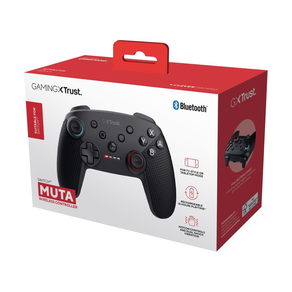 Gamepad Trust Gaming GXT 1246 MUTA Inalámbrico
