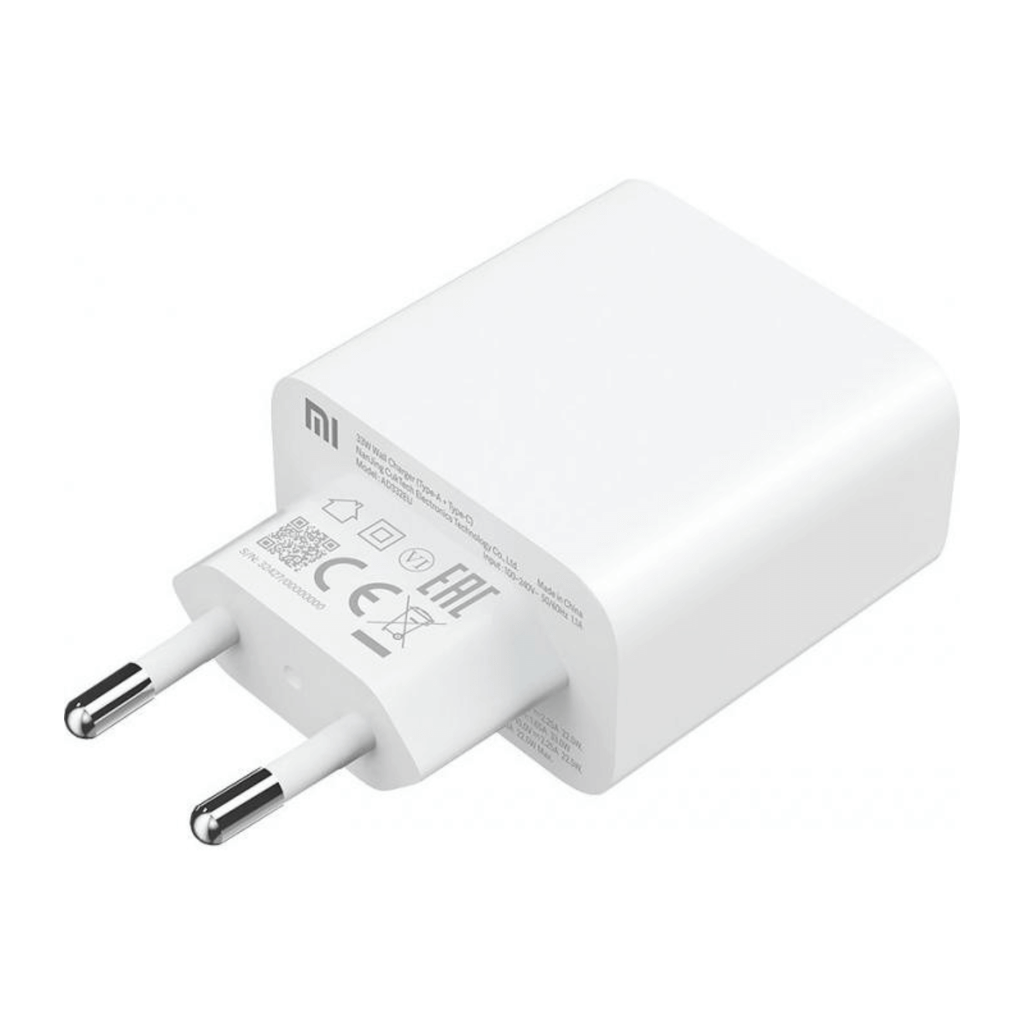 Xiaomi Mi 33W Cargador de Carga Rápida USB-A + USB-C Blanco
