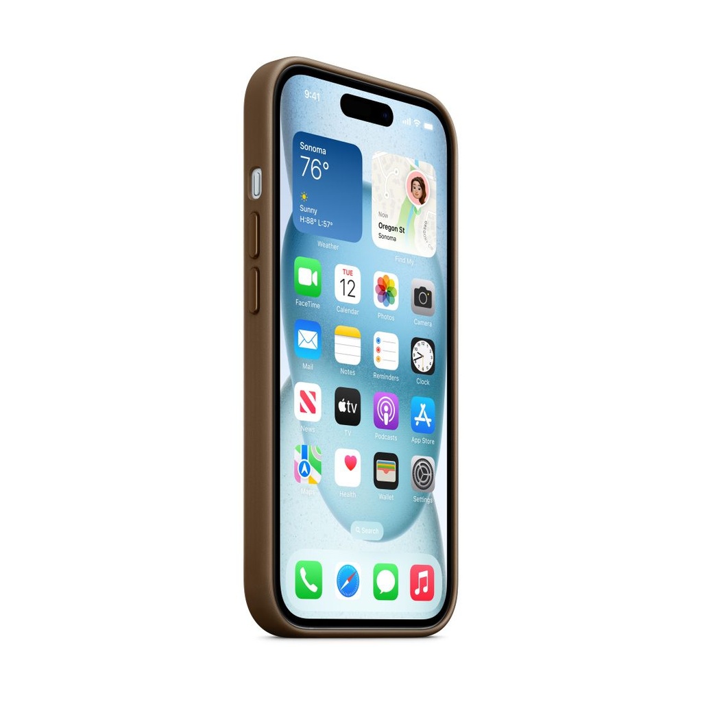 IPHONE 15 WOVEN CASE TAUPE