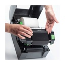 Impresora de Etiquetas y Tickets Brother TD-4420TN/ Térmica-Transferencia Térmica/ Ancho etiqueta 112mm/ USB-RS232-Ethernet/ Negra