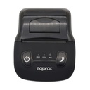 Impresora de Tickets Approx appPOS58PORTABLE+/ Térmica/ Ancho papel 58mm/ USB-Bluetooth/ Negra