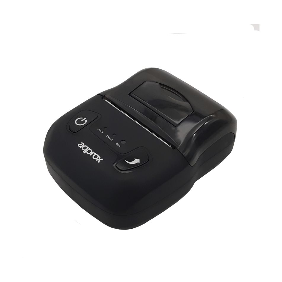 Impresora de Tickets Approx appPOS58PORTABLE+/ Térmica/ Ancho papel 58mm/ USB-Bluetooth/ Negra