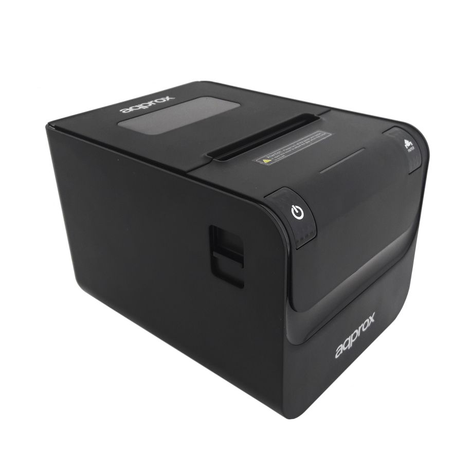 Impresora de Tickets Approx appPOS80AMUSE/ Térmica/ Ancho papel 80mm/ USB-RS232-Ethernet/ Negra