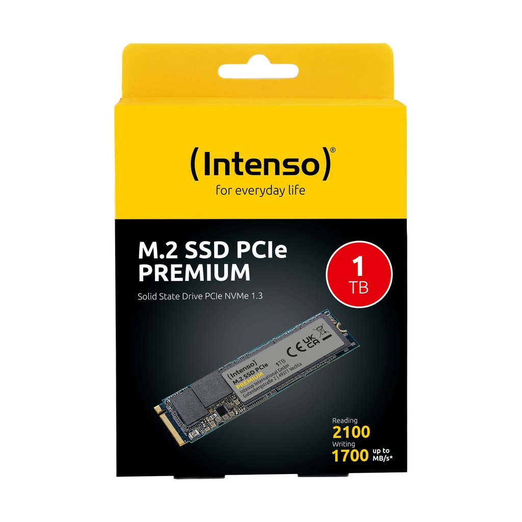Intenso 3835460, 1 TB, M.2, 2100 MB/s