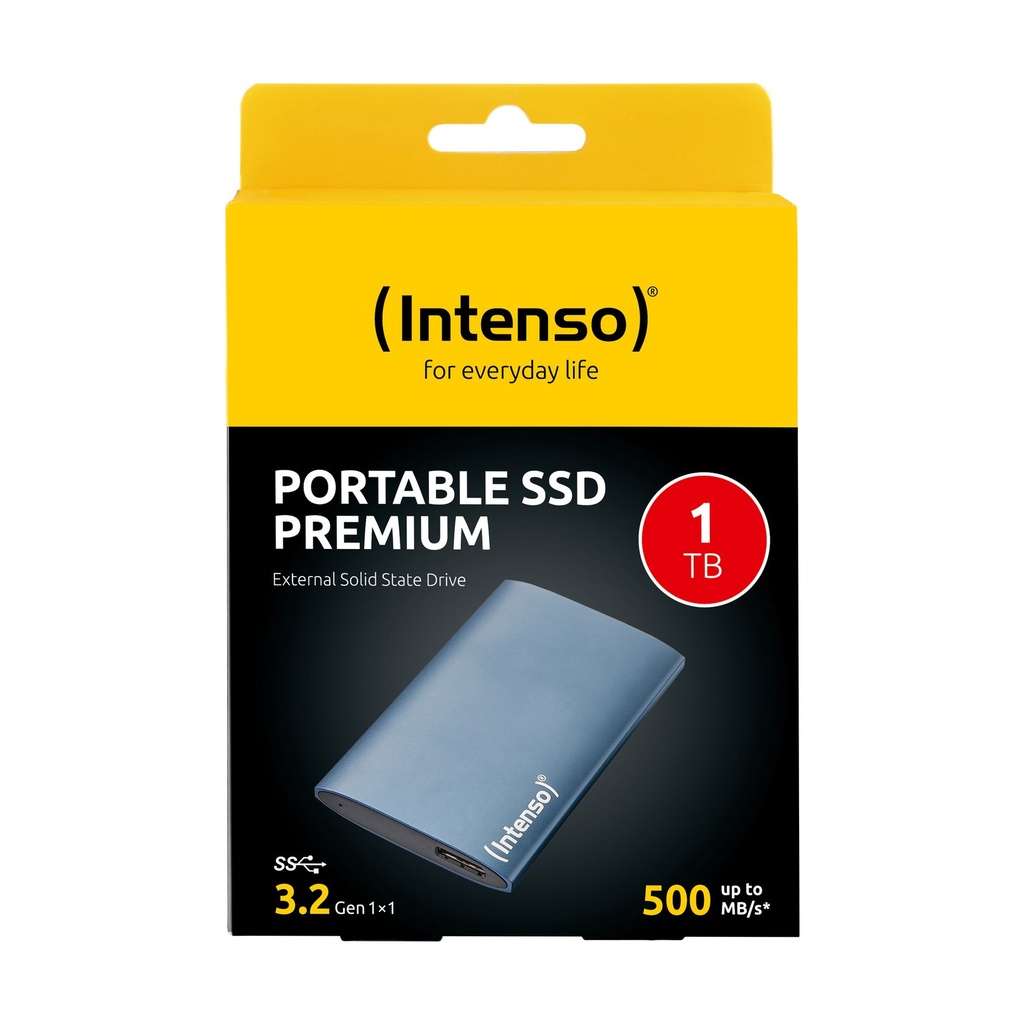 Intenso External SSD 1TB Premium Edition Blue