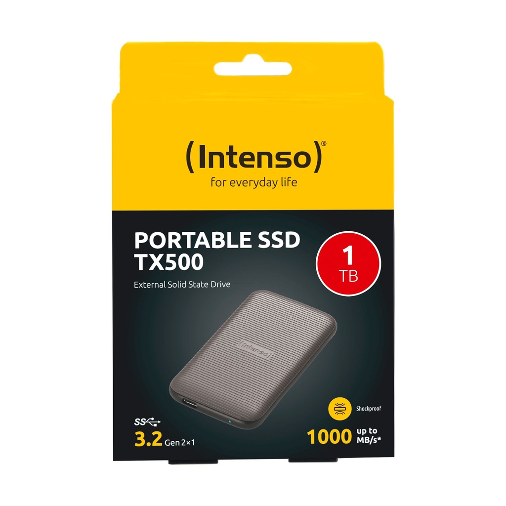 Intenso External SSD TX500 1Tb USB-C 3.2 Gen 2x1