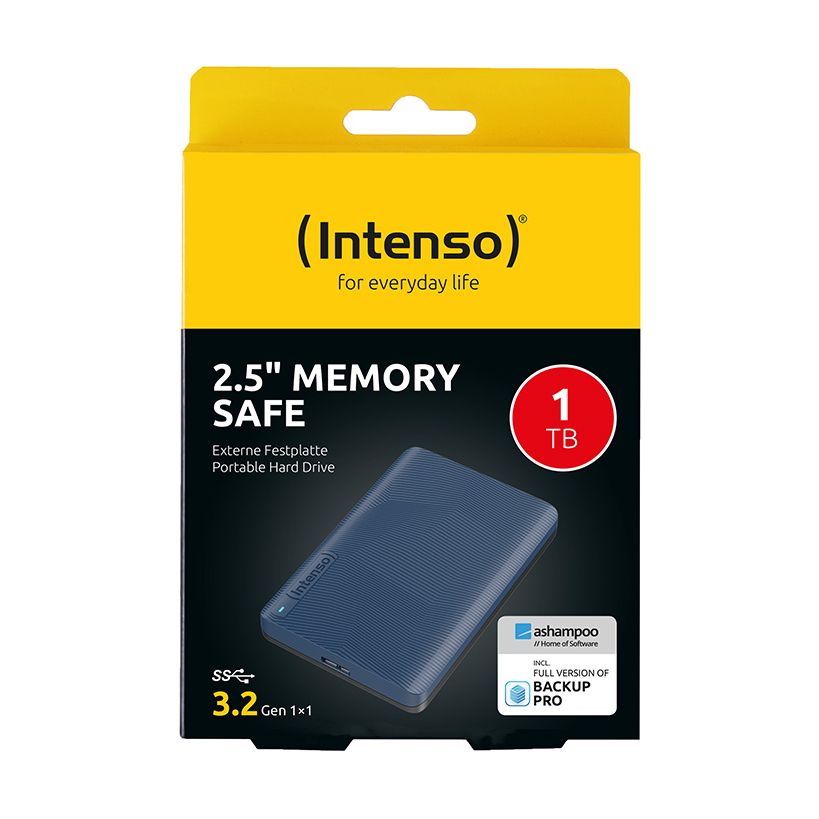 Intenso HDD Externo 6029565 1TB 2.5" USB 3.2 Azul