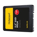 Intenso High, 120 GB, 2.5", 520 MB/s, 6 Gbit/s