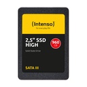 Intenso High, 960 GB, 2.5", 520 MB/s, 6 Gbit/s
