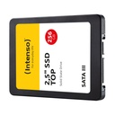 Intenso Top, 256 GB, 2.5", 550 MB/s, 6 Gbit/s