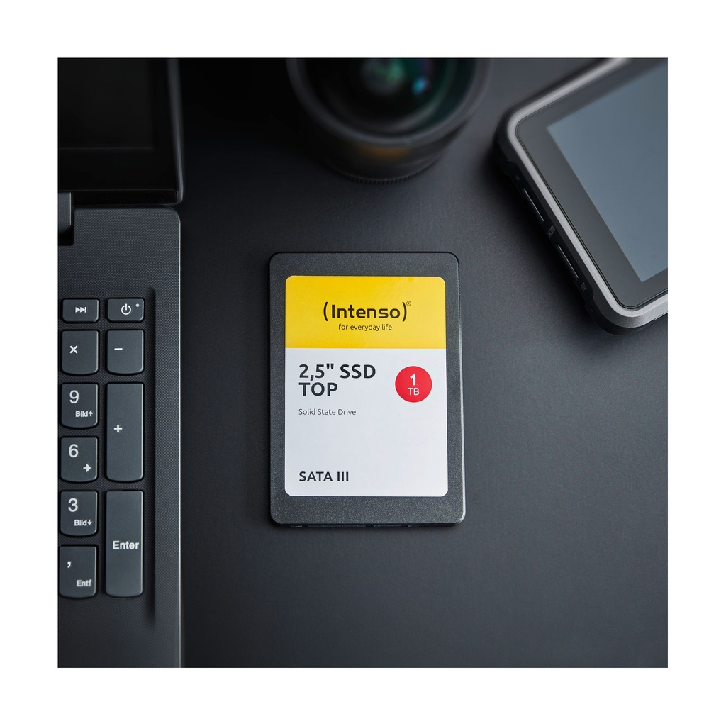 Intenso Top, 256 GB, 2.5", 550 MB/s, 6 Gbit/s