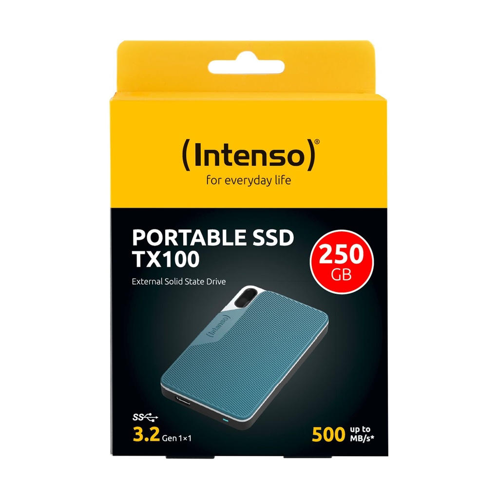 Intenso eSSD TX100 250Gb USB-C 3.2 Gen1 Blue