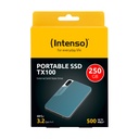Intenso eSSD TX100 250Gb USB-C 3.2 Gen1 Blue