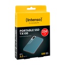 Intenso eSSD TX100 250Gb USB-C 3.2 Gen1 Blue