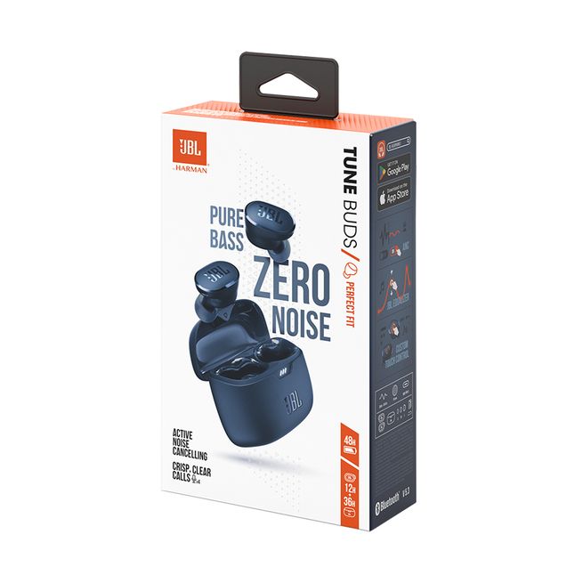 JBL Tune Buds, Wireless In Ear Bluetooth Headset Blue, JBLTBUDSBLU