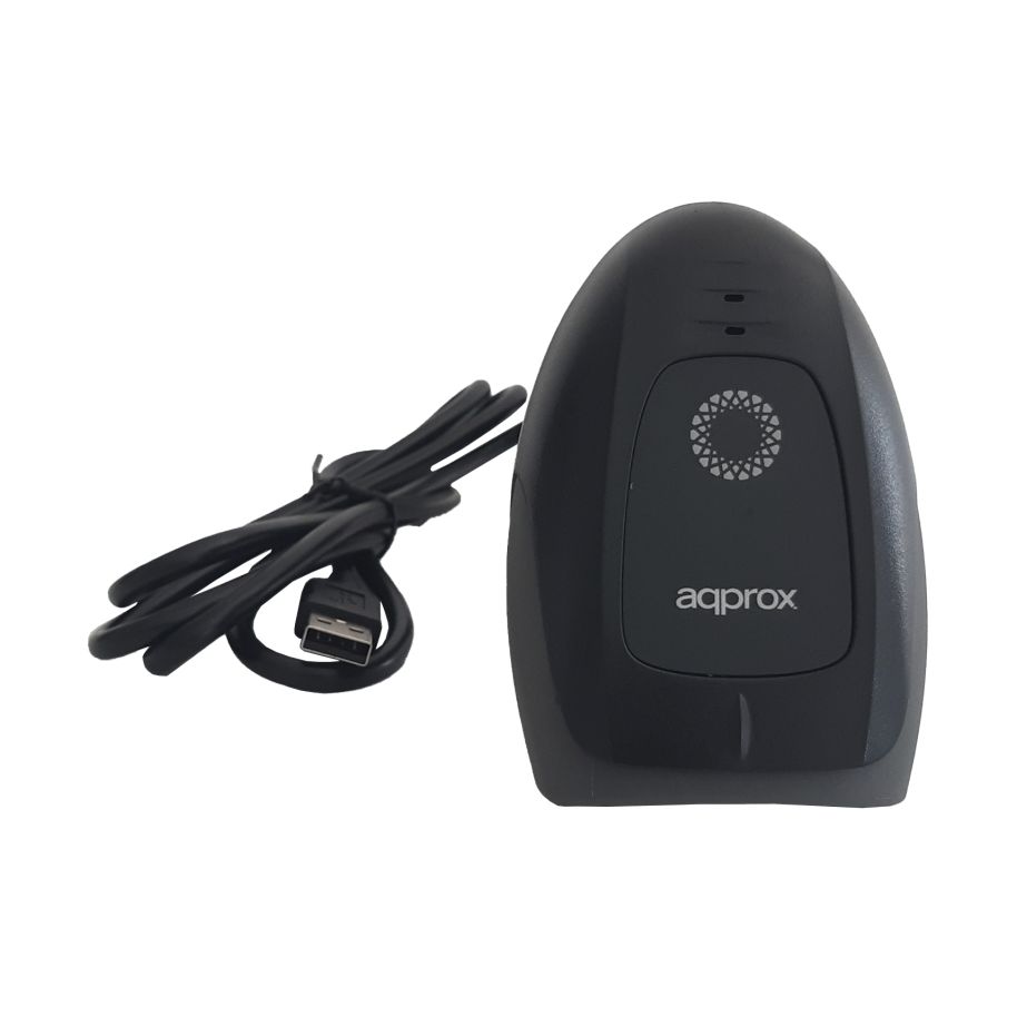 Lector de Código de Barras 1D Approx appLS11AS/ USB/ Incluye Soporte