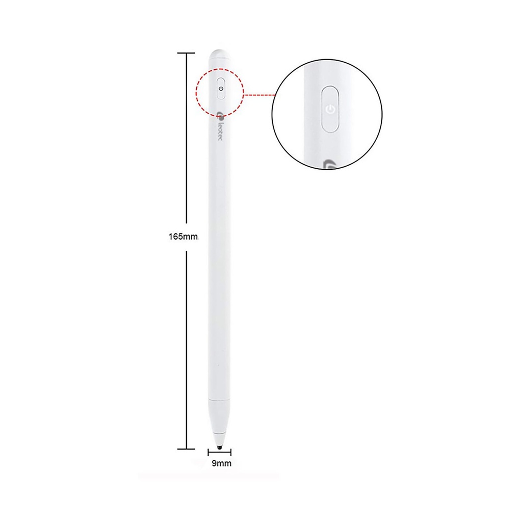 Lápiz Electrónico Leotec LESTP04W Stylus ePen Plus para Android, Apple y Windows/ Blanco