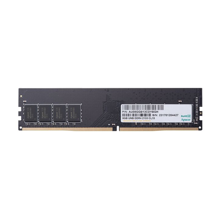 Memoria RAM Apacer EL.08G2V.GNH 8GB/ DDR4/ 2666MHz/ 1.2V/ CL19/ DIMM