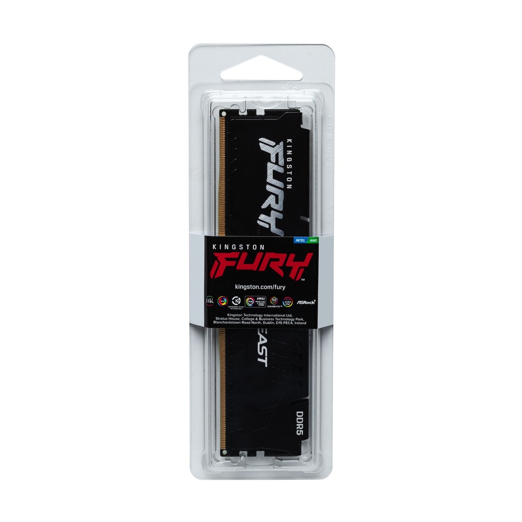 Kingston FURY Beast 32GB/ DDR5/ 5200 MHz/ 1.25V/ CL40/ DIMM RAM Memory