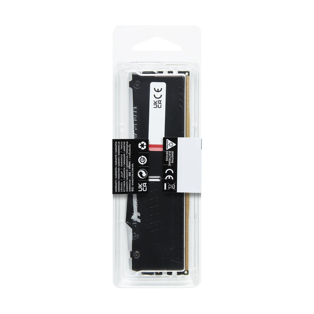 Memoria RAM Kingston FURY Beast RGB 16GB/ DDR5/ 6000MHz/ 1.4V/ CL30/ DIMM