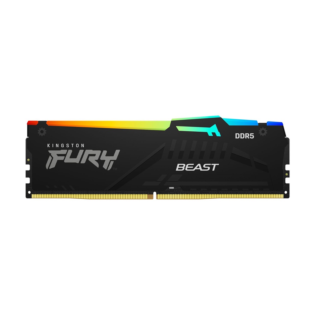 Memoria RAM Kingston FURY Beast RGB 2 x 16GB/ DDR5/ 6000MHz/ 1.35V/ CL36/ DIMM