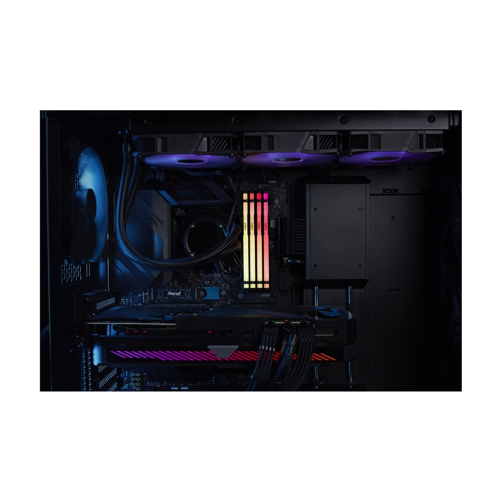 Memoria RAM Kingston FURY Beast RGB 2 x 16GB/ DDR5/ 6000MHz/ 1.35V/ CL36/ DIMM