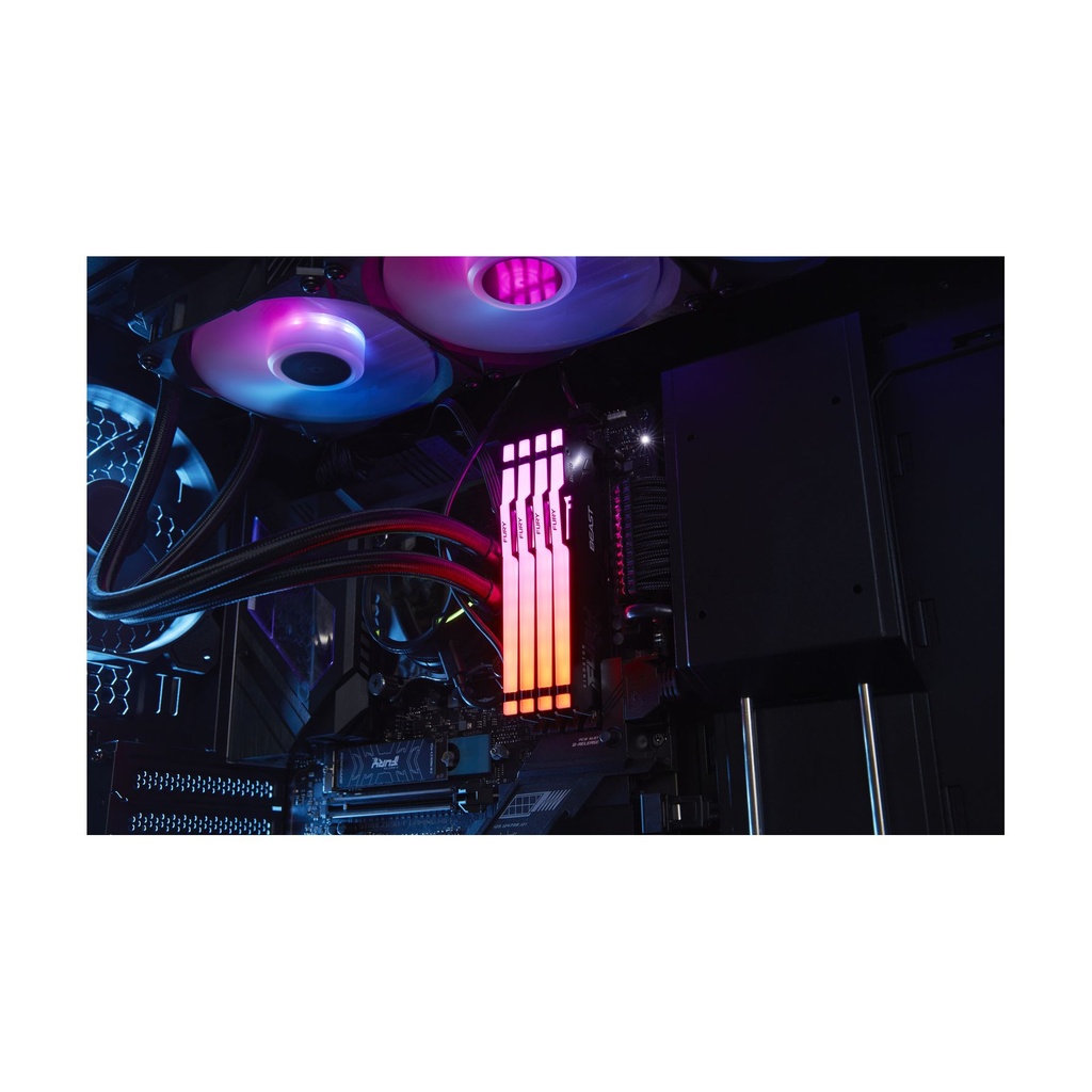 Memoria RAM Kingston FURY Beast RGB 2 x 16GB/ DDR5/ 6000MHz/ 1.35V/ CL36/ DIMM