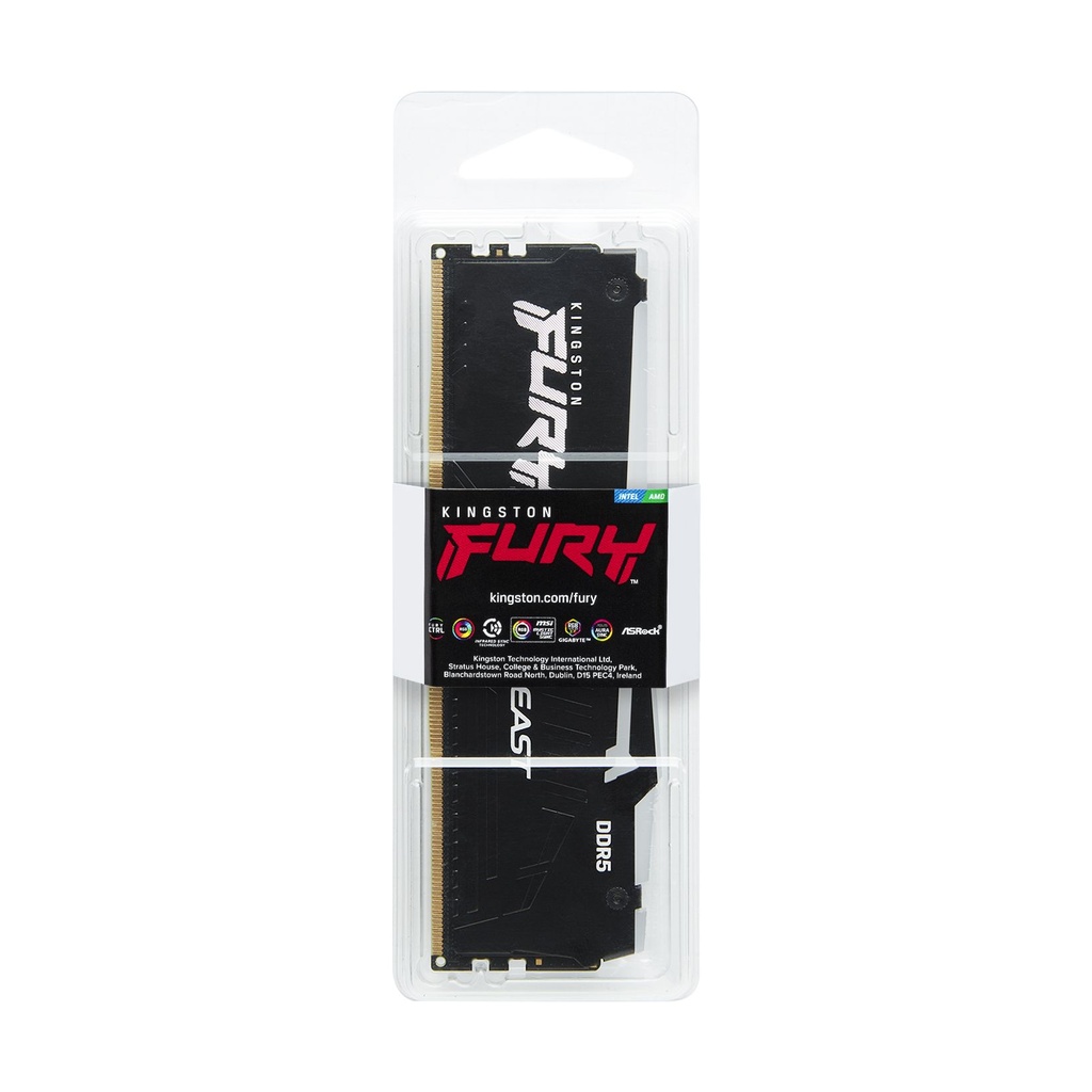 Memoria RAM Kingston FURY Beast RGB EXPO 32GB/ DDR5/ 6000MHz/ 1.4V/ CL30/ DIMM