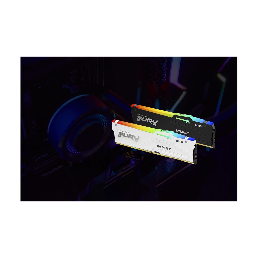 Memoria RAM Kingston FURY Beast RGB EXPO 32GB/ DDR5/ 6000MHz/ 1.4V/ CL30/ DIMM
