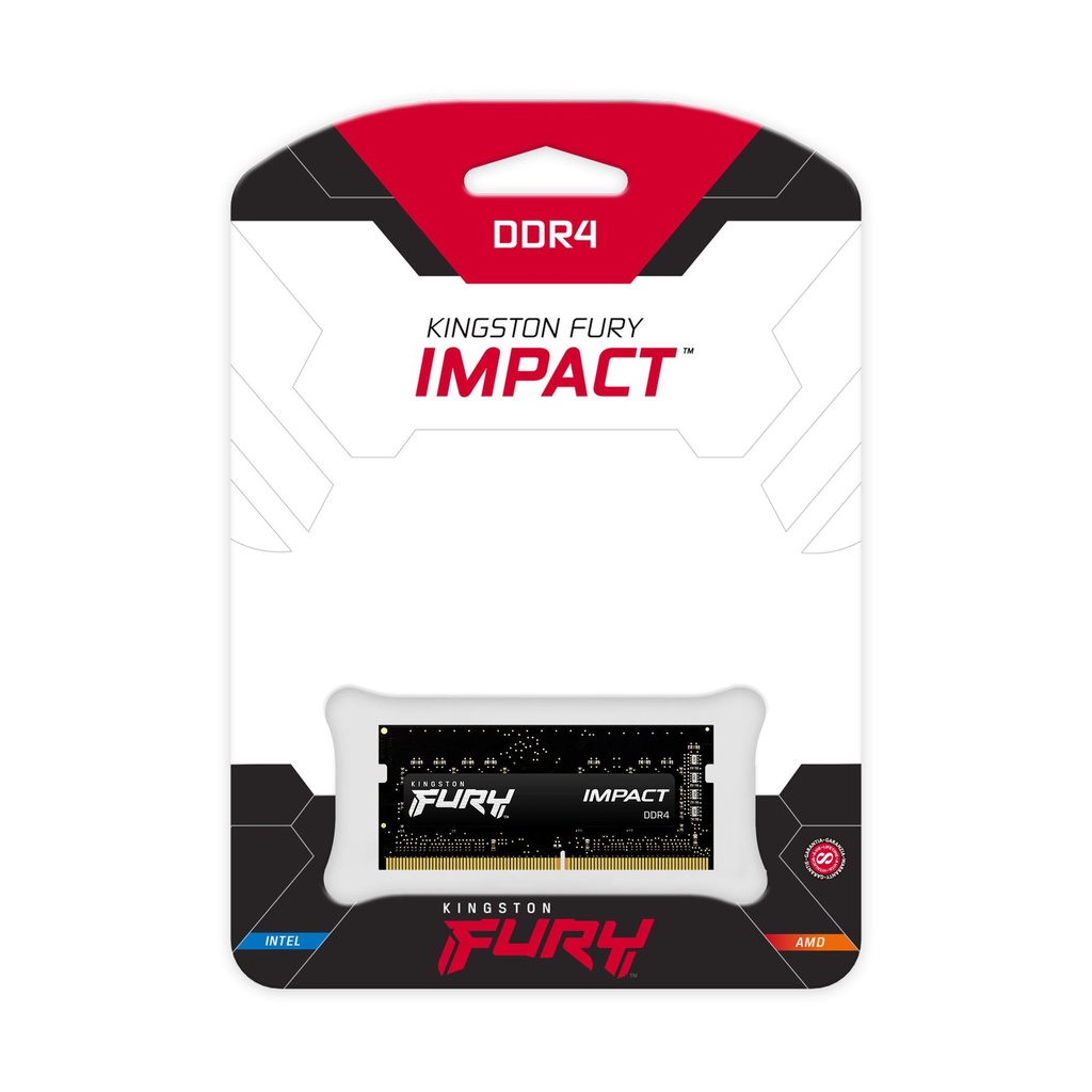 Kingston FURY Impact 16GB/ DDR4/ 3200MHz/ 1.2V/ CL20/ SODIMM RAM Memory