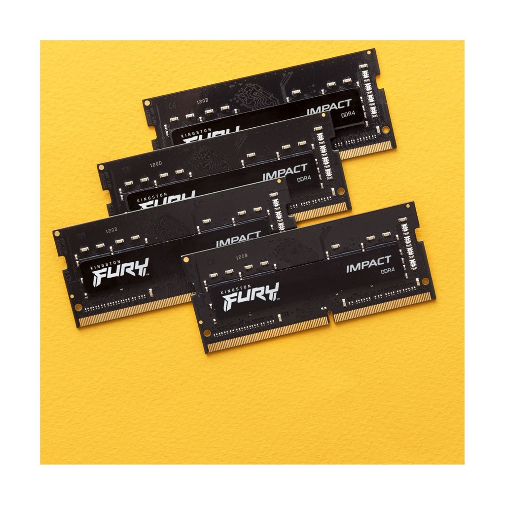 Kingston FURY Impact 16GB/ DDR4/ 3200MHz/ 1.2V/ CL20/ SODIMM RAM Memory