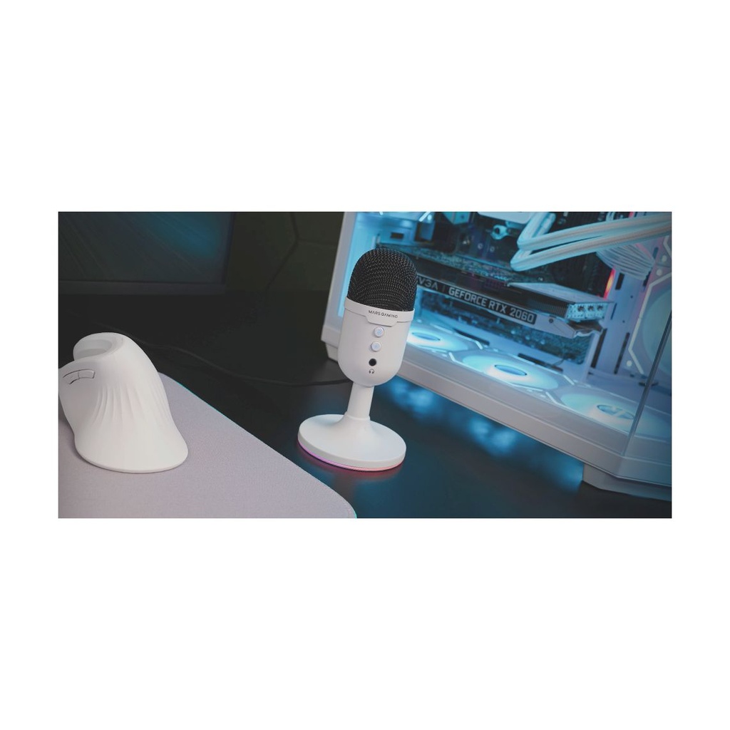 Mars Gaming Microphone MMIC-CX/ USB 2.0/ White