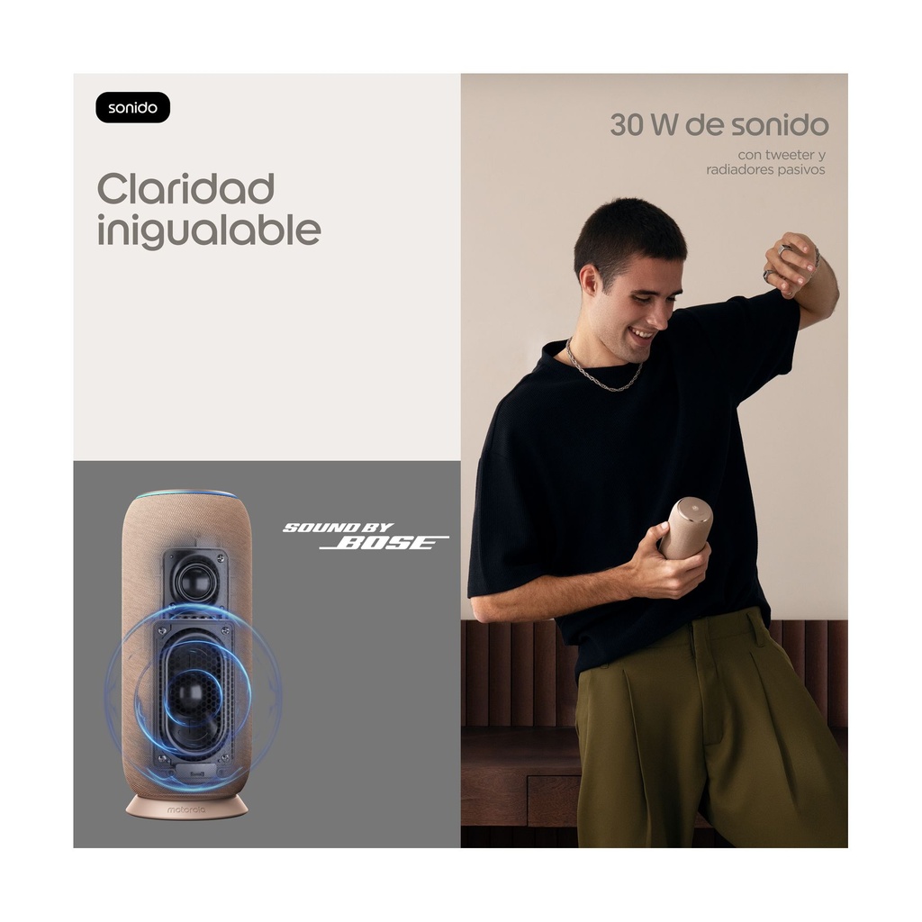 Motorola Sound Flow, warm taupe