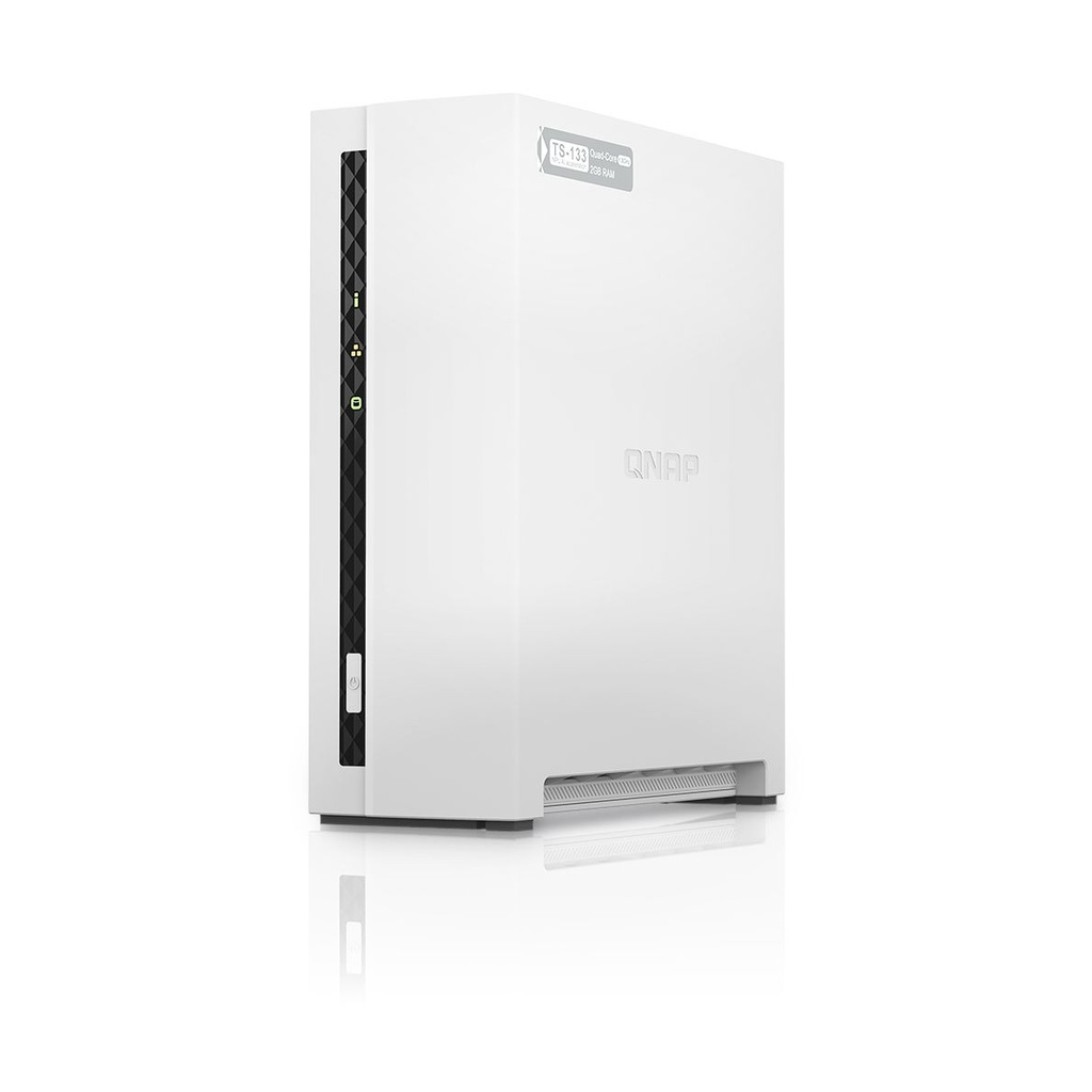 NAS QNAP TS-133/ 1 Bahía 3.5"- 2.5"/ 2GB/ Formato Torre