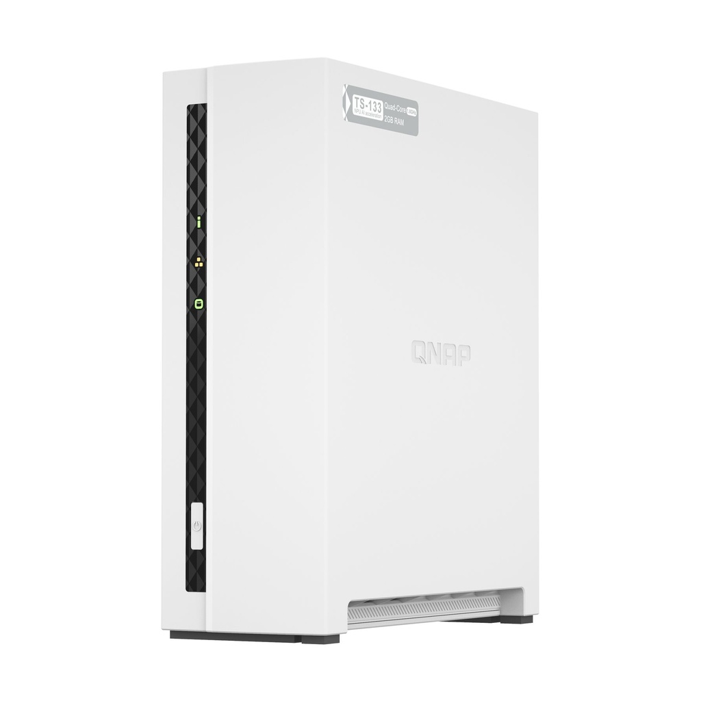 NAS QNAP TS-133/ 1 Bahía 3.5"- 2.5"/ 2GB/ Formato Torre