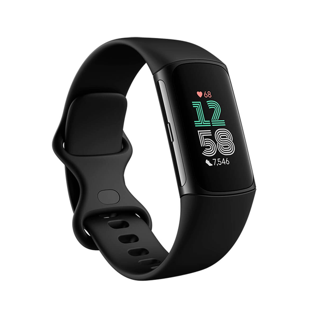 Fitbit Charge 6 Negro (Obsidian Black) y Cuerpo de Aluminio Negro