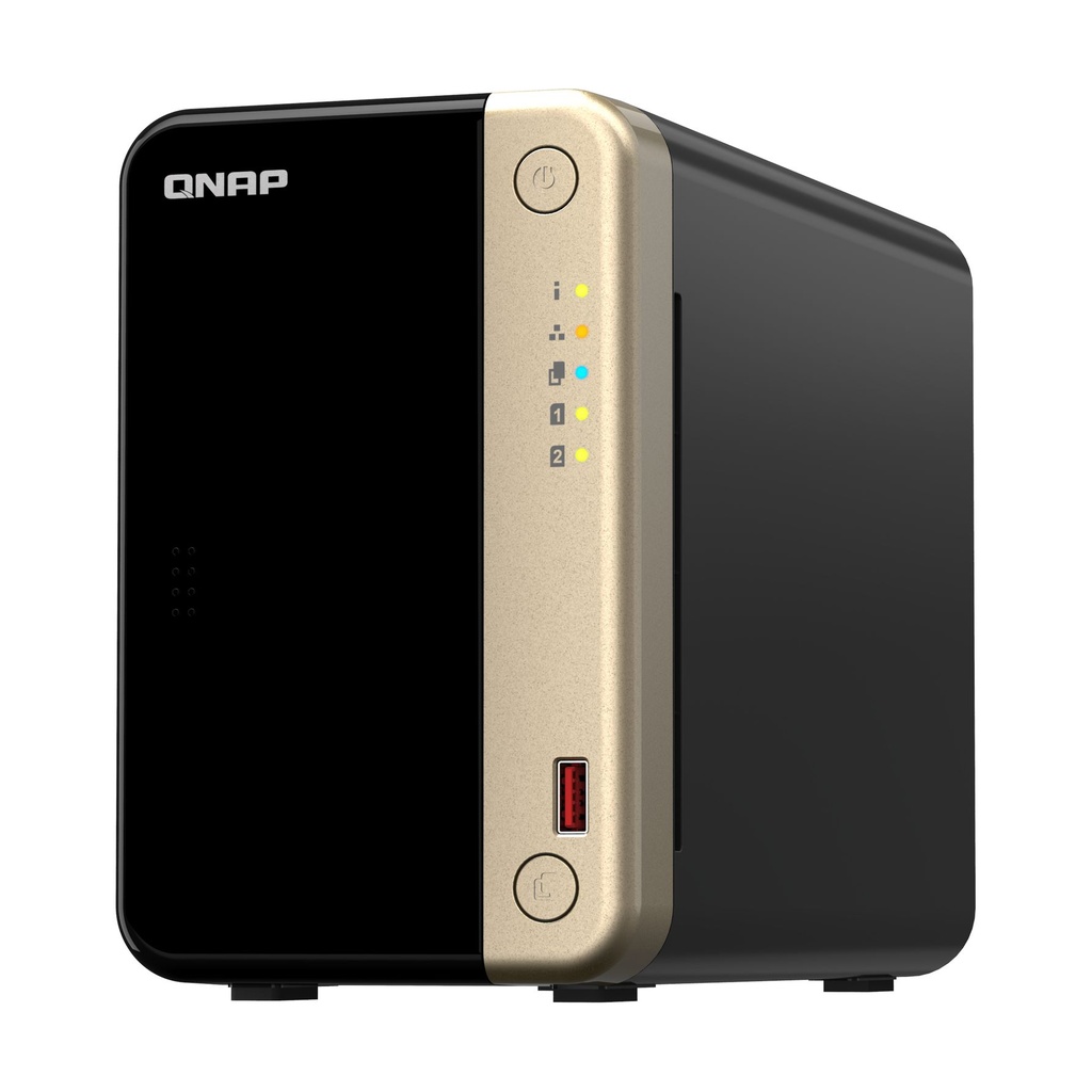 NAS QNAP TS-264-8G/ 2 Bahías 3.5"- 2.5"/ 8GB/ Formato Torre