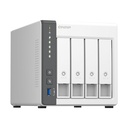 NAS QNAP TS-433-4G/ 4 Bahías 3.5"- 2.5"/ 4GB/ Formato Torre