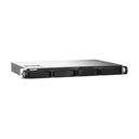NAS QNAP TS-435XEU/ 4 Bahías 3.5"- 2.5"/ 4GB DDR4/ Formato Rack 1U