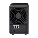 NAS Synology Diskstation DS223/ 2 Bahías 3.5"- 2.5"/ 2GB DDR4/ Formato Torre