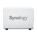 NAS Synology Diskstation DS223J/ 2 Bahías 3.5"- 2.5"/ 1GB DDR4/ Formato Torre