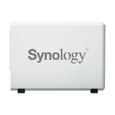 NAS Synology Diskstation DS223J/ 2 Bahías 3.5"- 2.5"/ 1GB DDR4/ Formato Torre