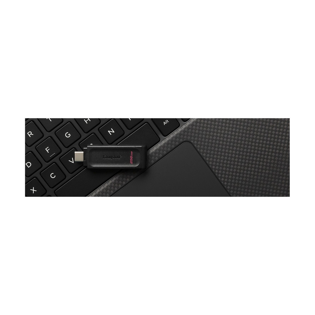 PENDRIVE KINGSTON 256GB USB-C 3.2 DT70 NEGRO