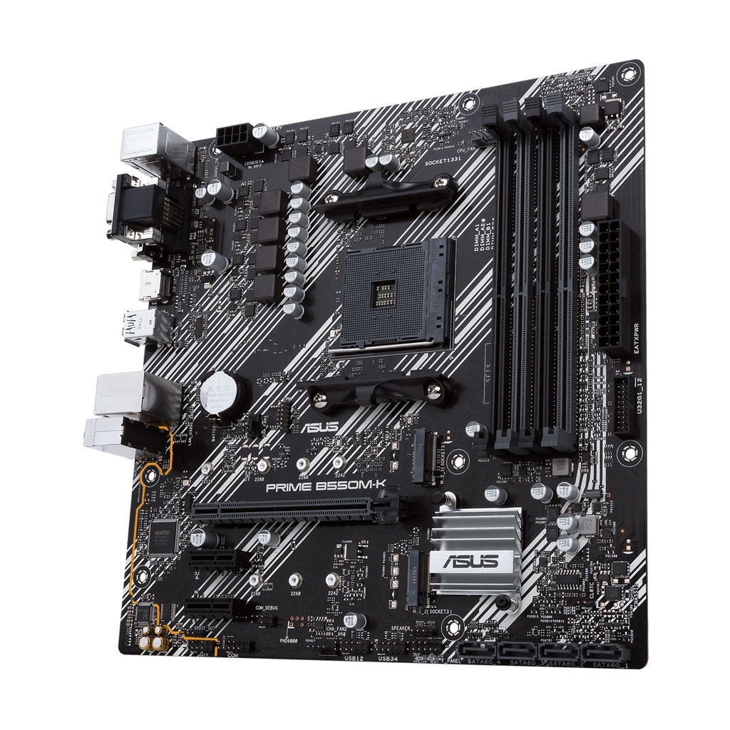 PLACA ASUS B550M-K AMD AM4 4DDR4 HDMI PCIE3.0 SATA1 USB3.2 MATX