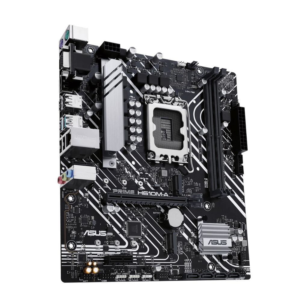 PLACA ASUS PRIME H610M-A-CSM INTEL1700 2DDR5 HDMI PCIE4.0 4SATA3 USB3.2 MATX